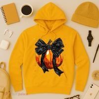 Cute Fall Autumn Halloween Pumpkin Hoodie thumb 3