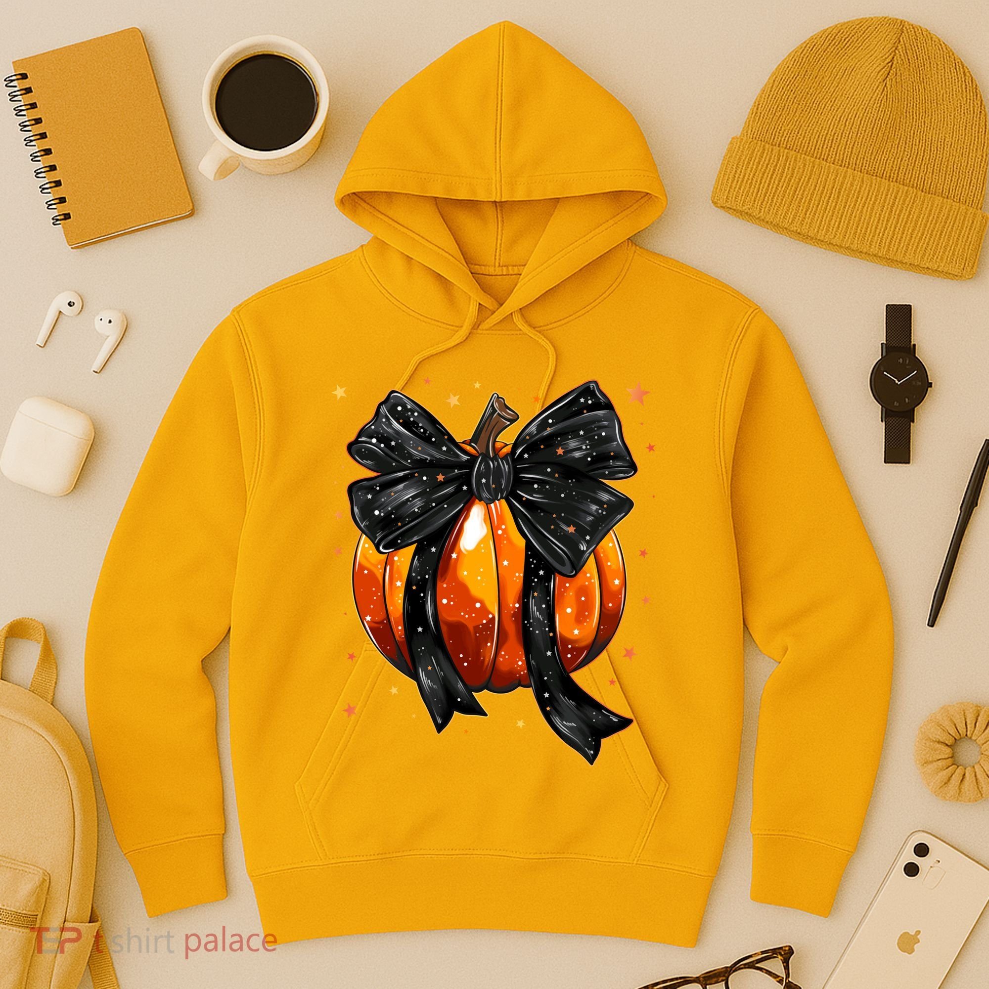 Cute Fall Autumn Halloween Pumpkin Hoodie