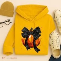 Cute Fall Autumn Halloween Pumpkin Hoodie thumb 4
