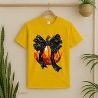 Cute Fall Autumn Halloween Pumpkin T-Shirt thumb 2