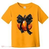 Cute Fall Autumn Halloween Pumpkin Toddler T-Shirt thumb 0