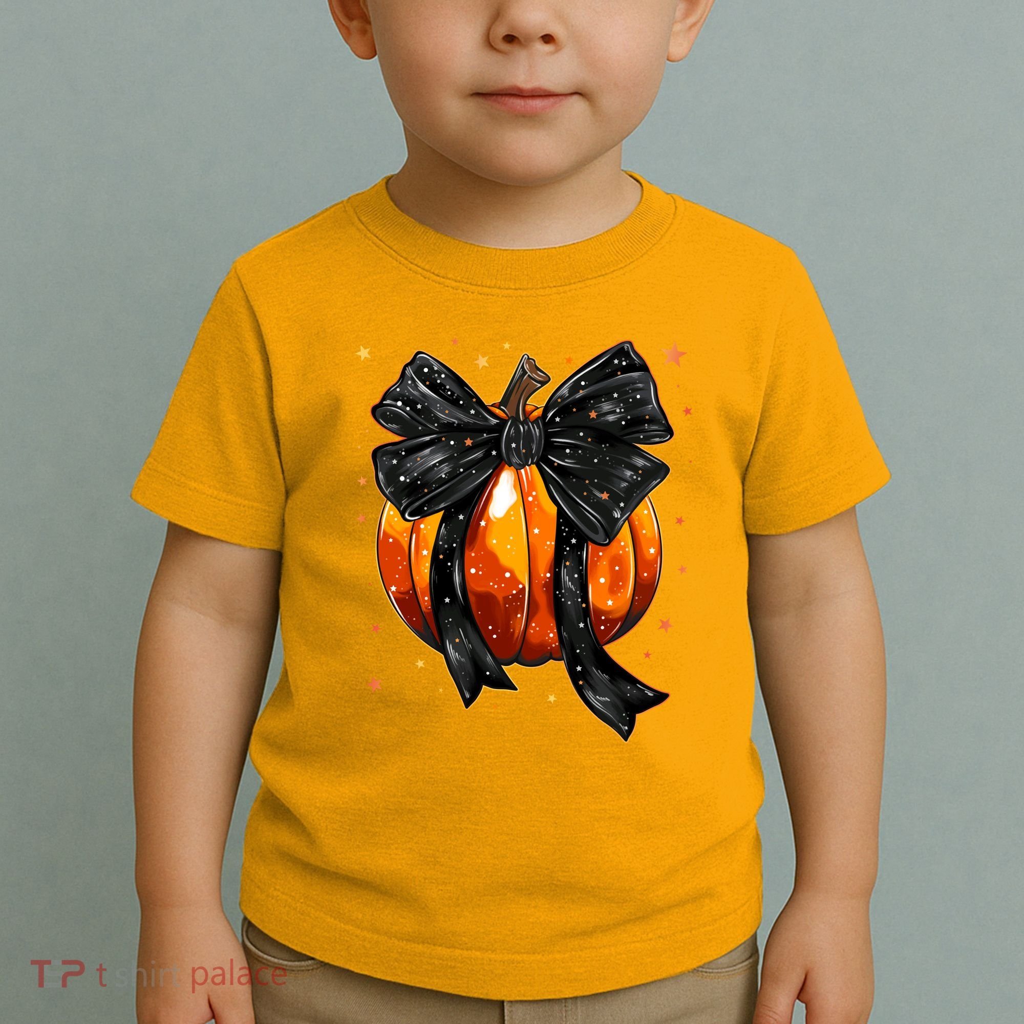Cute Fall Autumn Halloween Pumpkin Toddler T-Shirt