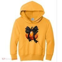 Cute Fall Autumn Halloween Pumpkin Kids Hoodie thumb 0