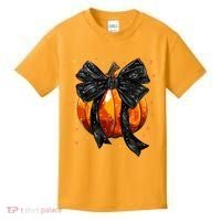 Cute Fall Autumn Halloween Pumpkin Kids T-Shirt thumb 0