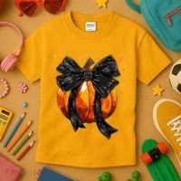 Cute Fall Autumn Halloween Pumpkin Kids T-Shirt thumb 3