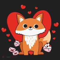 Cute Fox Animal Valentine Gift For Valentine Day Beanie thumb 2