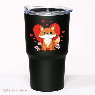 Cute Fox Animal Valentine Gift For Valentine Day Tumbler