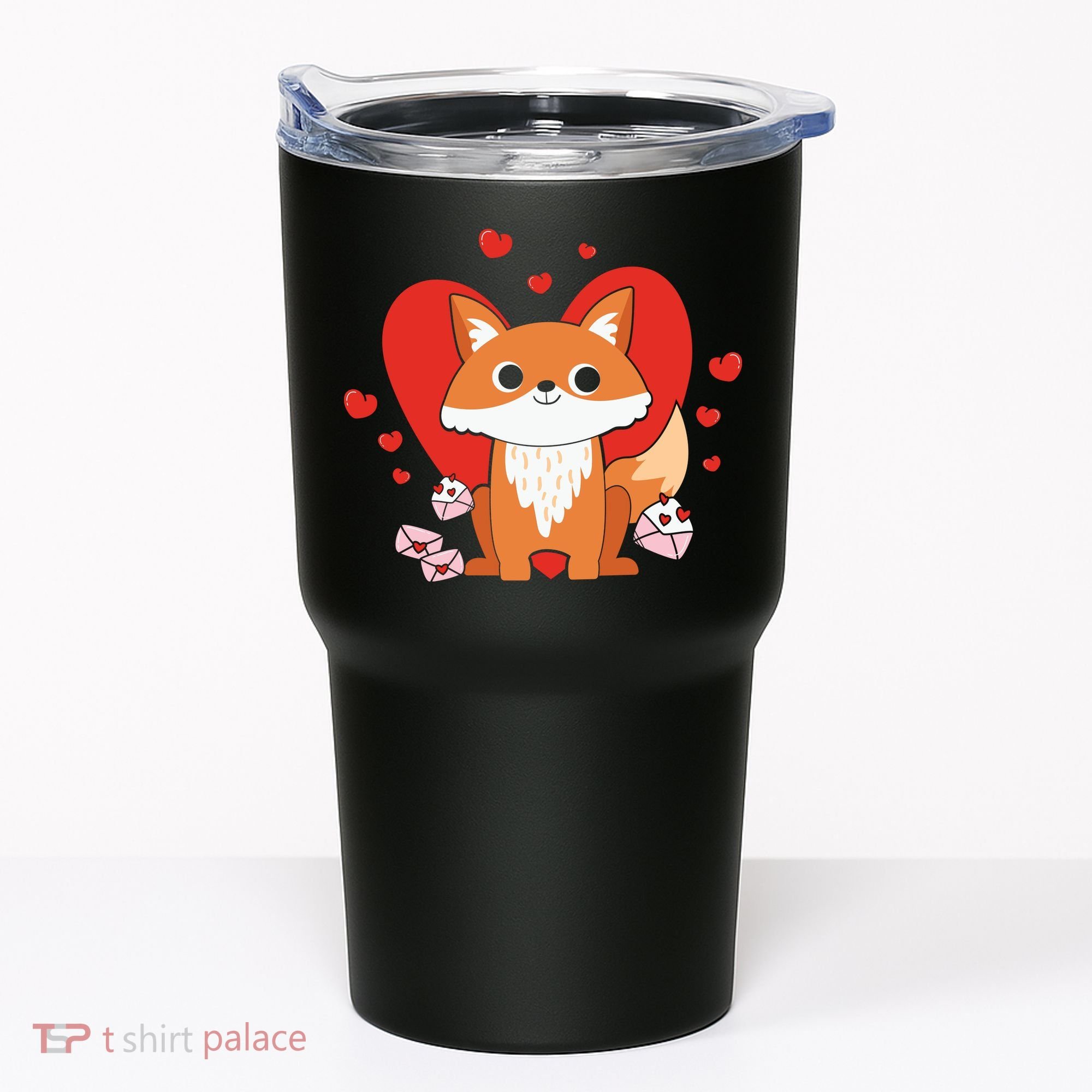 Cute Fox Animal Valentine Gift For Valentine Day Tumbler