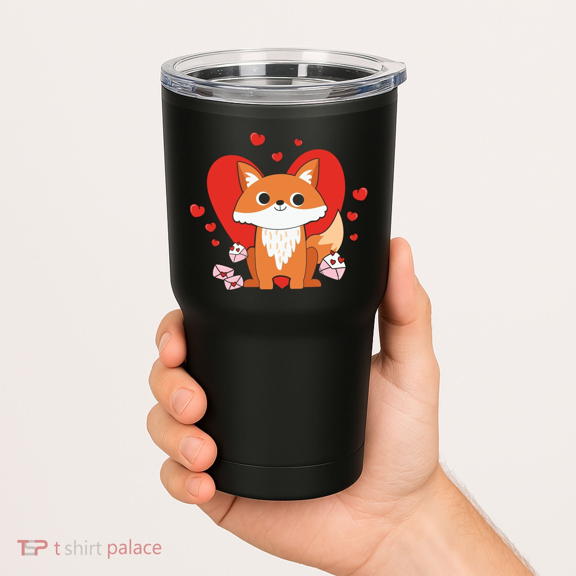 Cute Fox Animal Valentine Gift For Valentine Day Tumbler