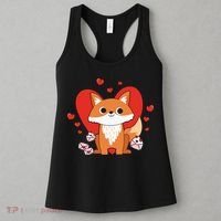 Cute Fox Animal Valentine Gift For Valentine Day Women's Tank Top thumb 3