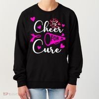 Cheer For A Cure Breast Cancer Awareness Women's Sweatshirt thumb 0