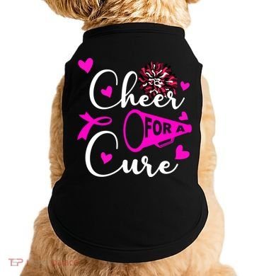 Cheer For A Cure Breast Cancer Awareness Doggie Tank