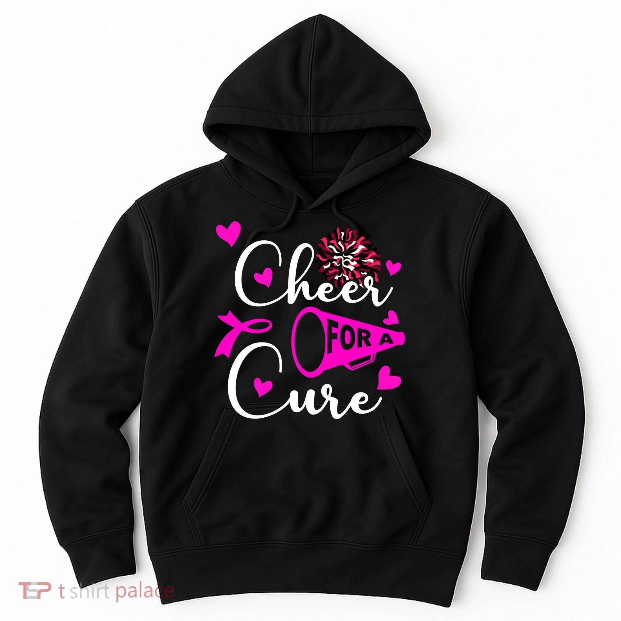 Cheer For A Cure Breast Cancer Awareness Hoodie