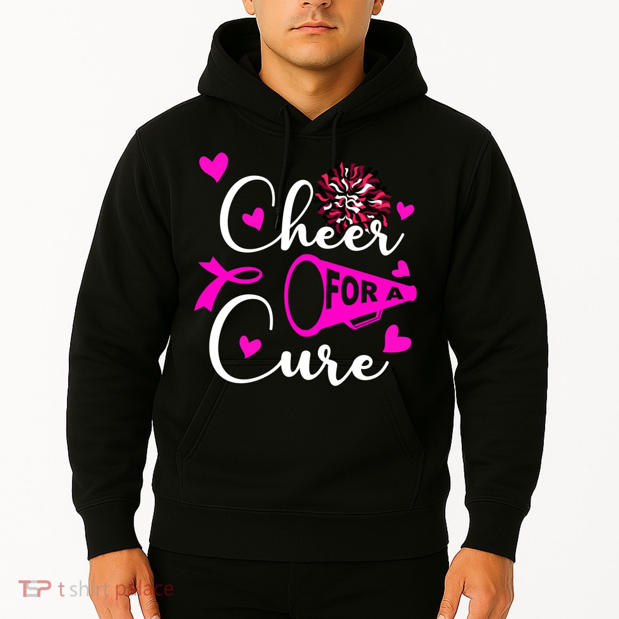 Cheer For A Cure Breast Cancer Awareness Hoodie