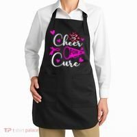 Cheer For A Cure Breast Cancer Awareness Apron thumb 2