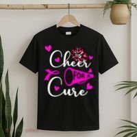 Cheer For A Cure Breast Cancer Awareness T-Shirt thumb 2