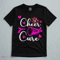 Cheer For A Cure Breast Cancer Awareness T-Shirt thumb 5