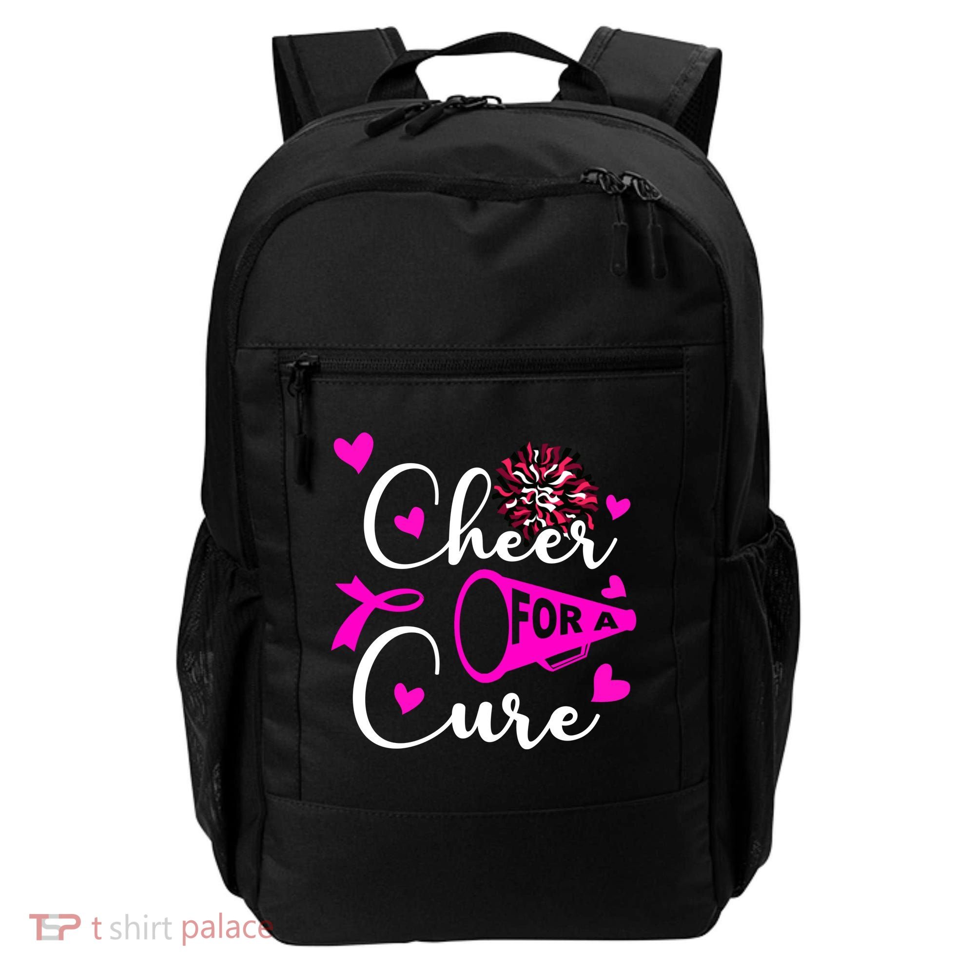 Cheer For A Cure Breast Cancer Awareness Backpack
