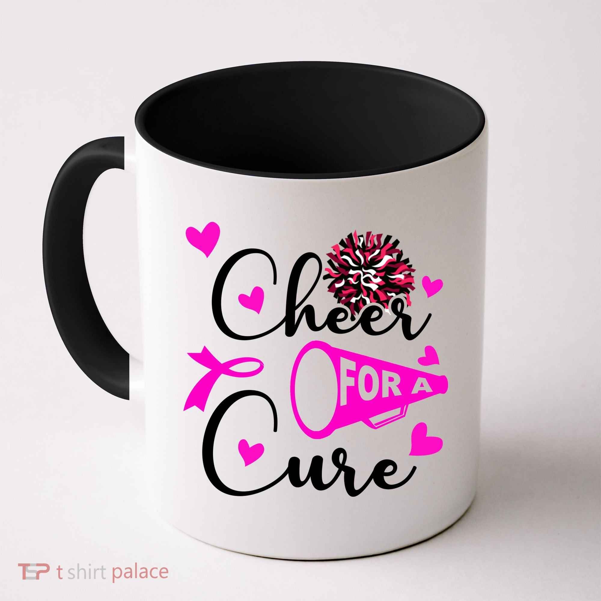 Cheer For A Cure Breast Cancer Awareness Coffee Mug