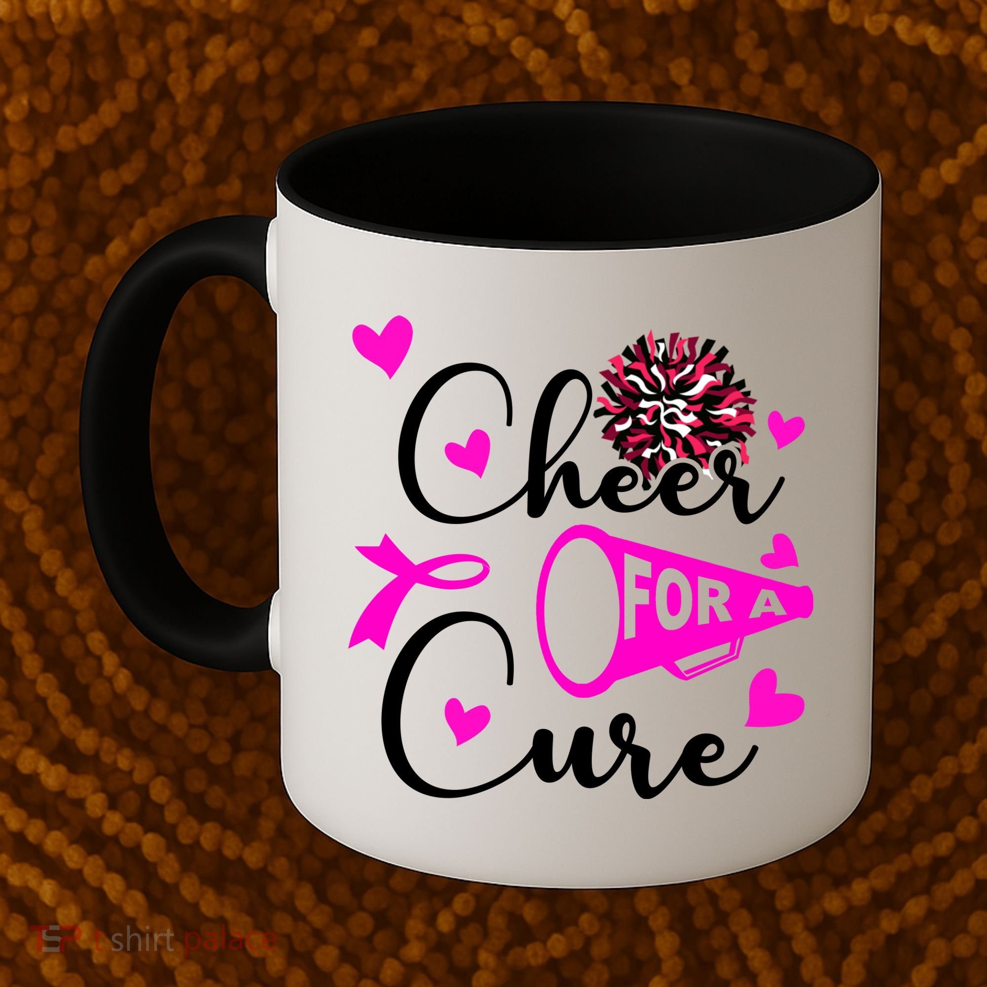 Cheer For A Cure Breast Cancer Awareness Coffee Mug