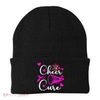 Cheer For A Cure Breast Cancer Awareness Beanie thumb 0