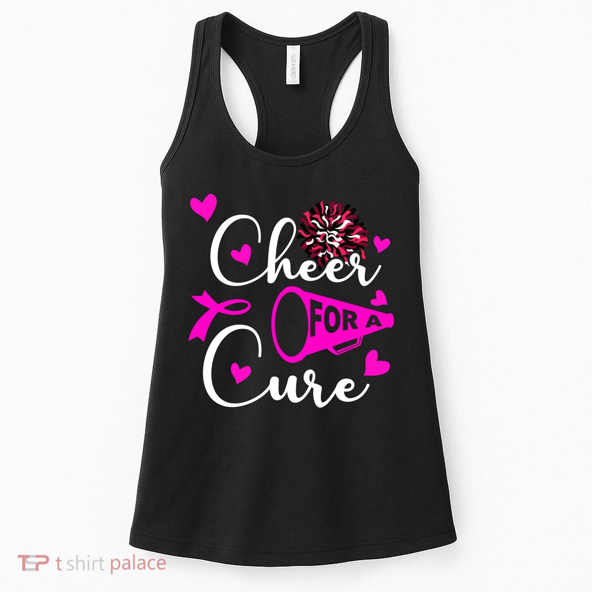 Cheer For A Cure Breast Cancer Awareness Women's Tank Top