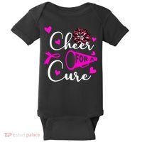 Cheer For A Cure Breast Cancer Awareness Baby Bodysuit thumb 0