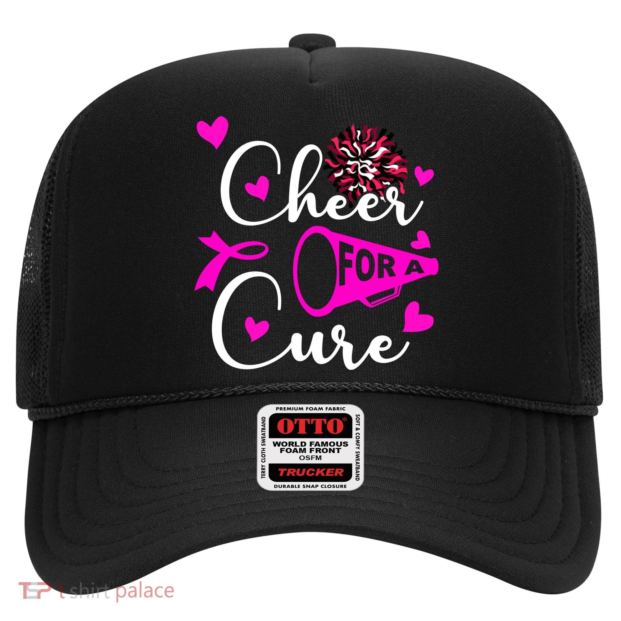 Cheer For A Cure Breast Cancer Awareness Hat