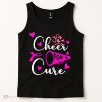 Cheer For A Cure Breast Cancer Awareness Tank Top thumb 2