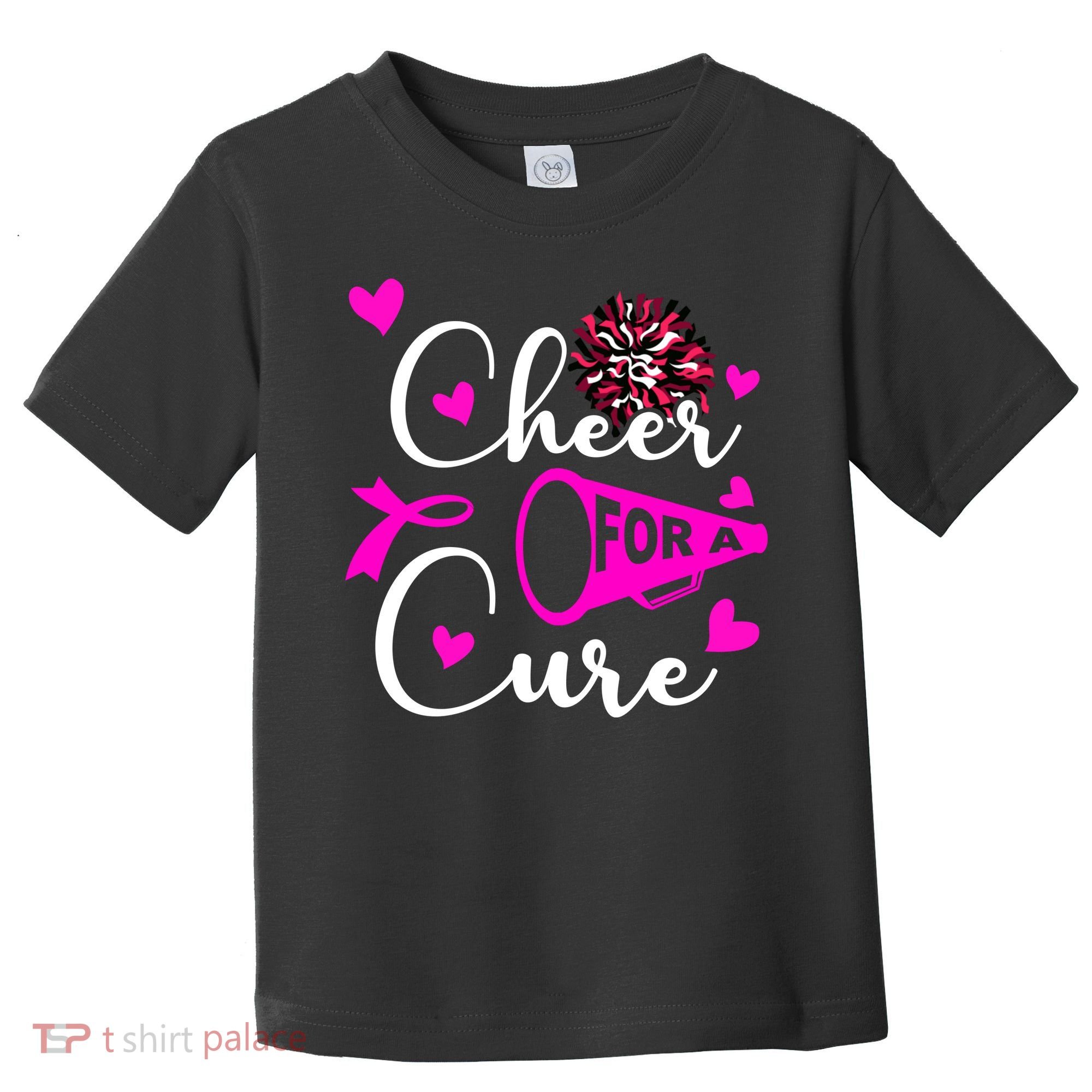 Cheer For A Cure Breast Cancer Awareness Toddler T-Shirt