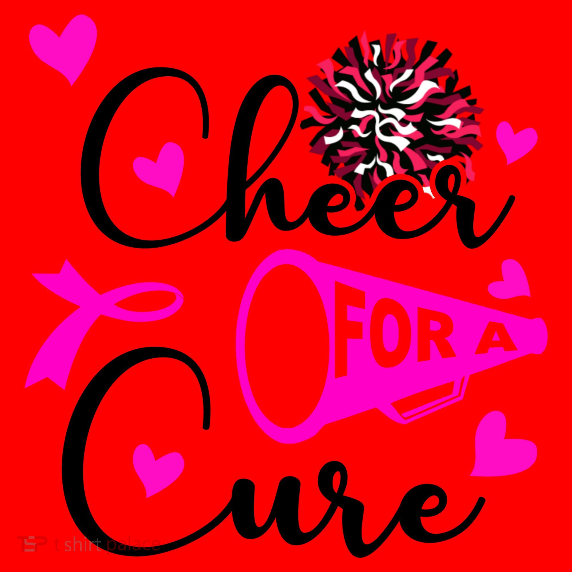 Cheer For A Cure Breast Cancer Awareness Santa Hat