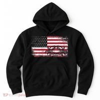 Crab Fisherman American Flag 4th of July Crabbing Hoodie thumb 0