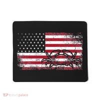 Crab Fisherman American Flag 4th of July Crabbing Mousepad thumb 0