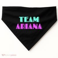 Cheer For Ariana, Show Support Be On Team Ariana | 90s Style USA-Made Doggie Bandana thumb 0