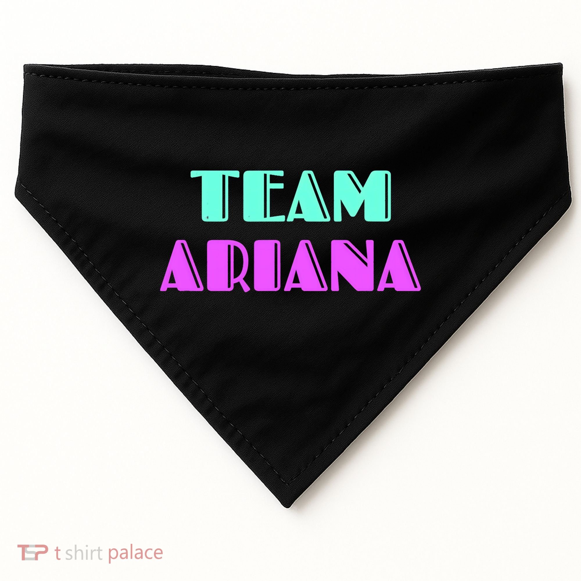 Cheer For Ariana, Show Support Be On Team Ariana | 90s Style USA-Made Doggie Bandana