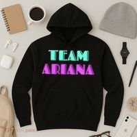 Cheer For Ariana, Show Support Be On Team Ariana | 90s Style Hoodie thumb 3
