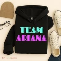Cheer For Ariana, Show Support Be On Team Ariana | 90s Style Hoodie thumb 4
