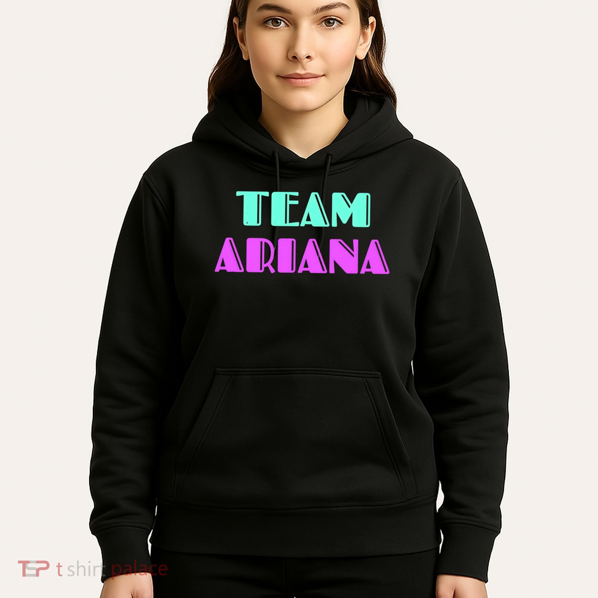 Cheer For Ariana, Show Support Be On Team Ariana | 90s Style Hoodie