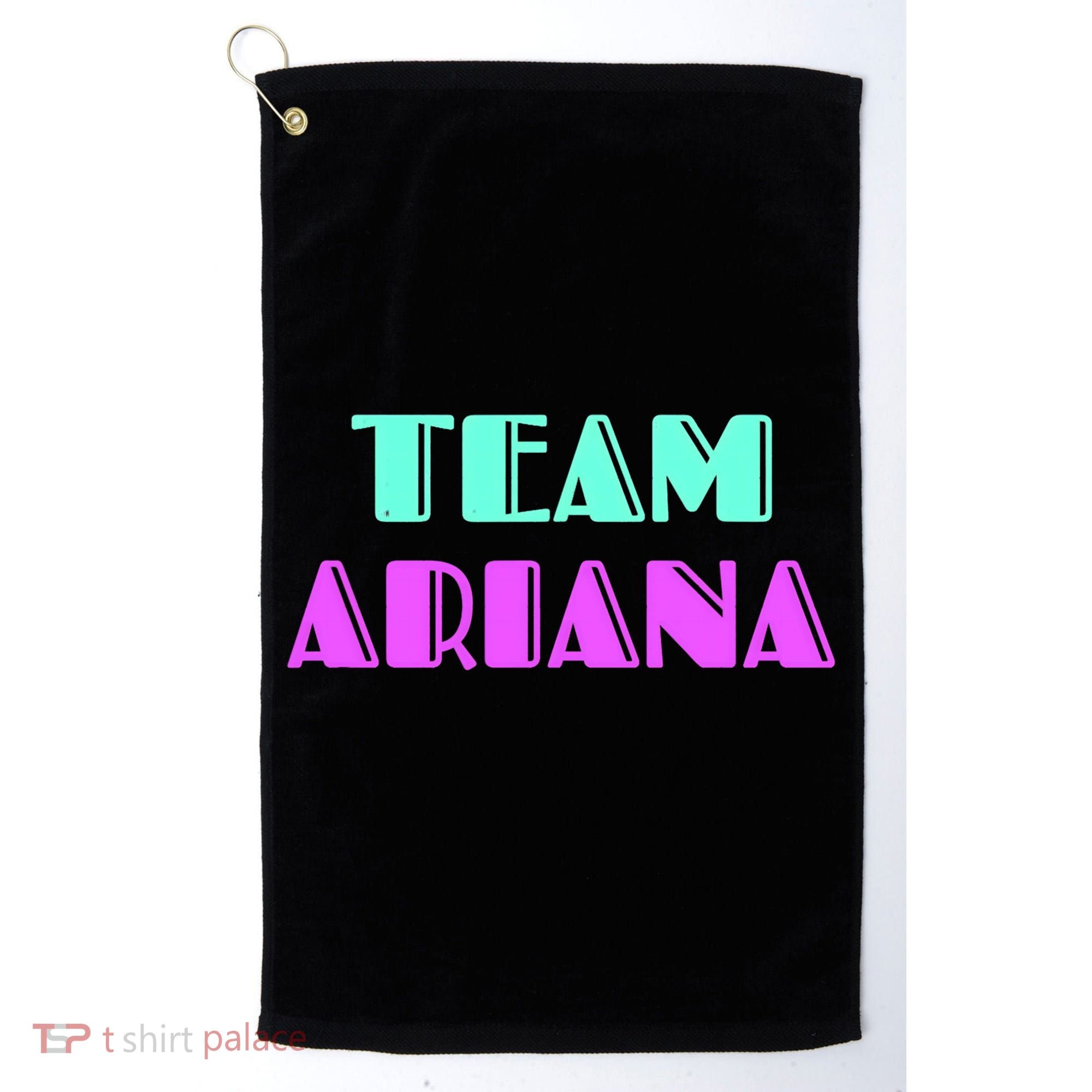 Cheer For Ariana, Show Support Be On Team Ariana | 90s Style Golf Towel