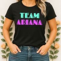 Cheer For Ariana, Show Support Be On Team Ariana | 90s Style Women's T-Shirt thumb 2