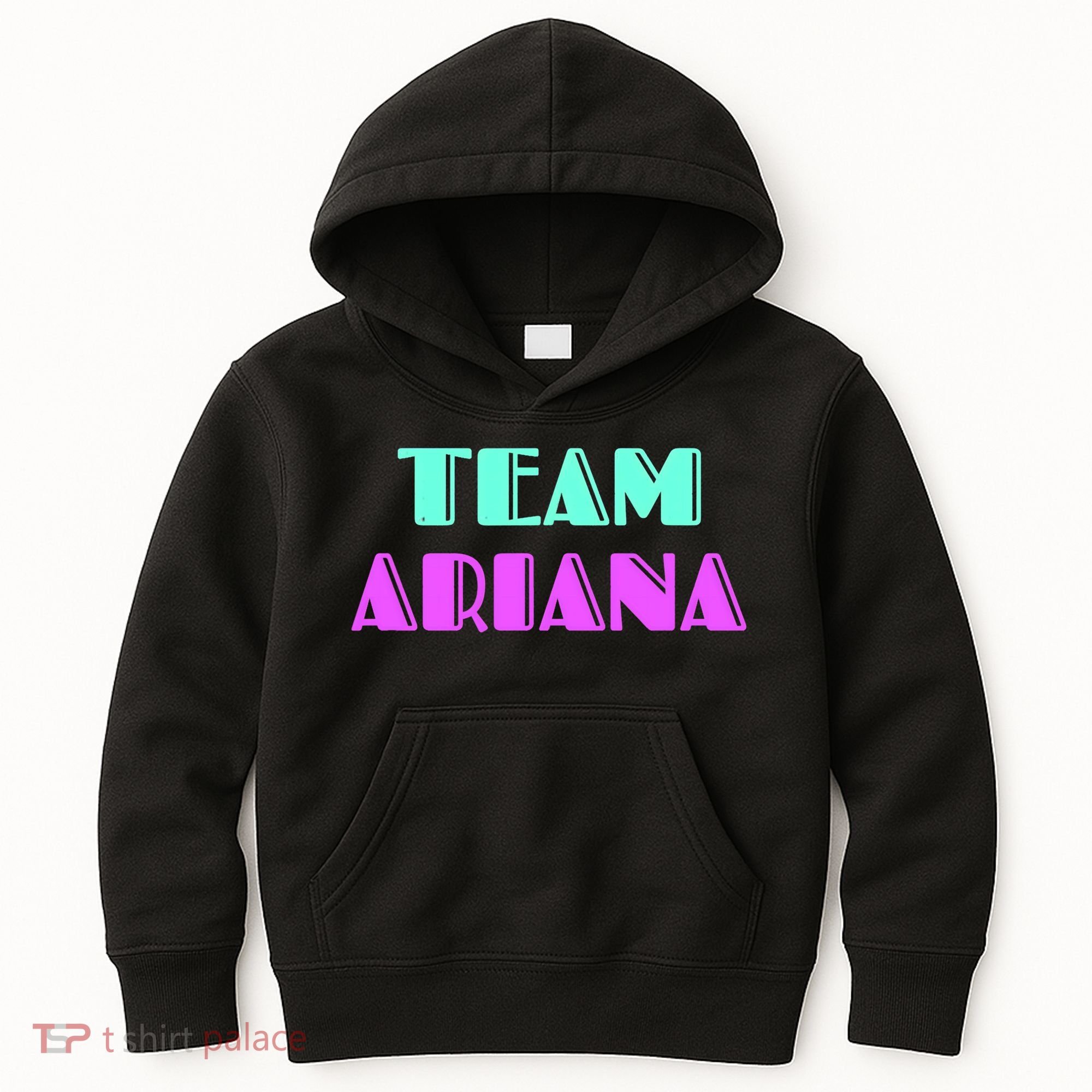 Cheer For Ariana, Show Support Be On Team Ariana | 90s Style Kids Hoodie