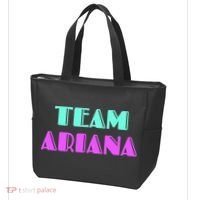 Cheer For Ariana, Show Support Be On Team Ariana | 90s Style Tote Bag thumb 3