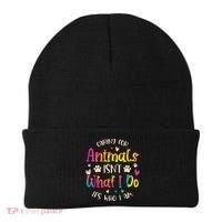 Caring For Animals Isnt What I Do Its Who Animal Rescue Beanie thumb 0