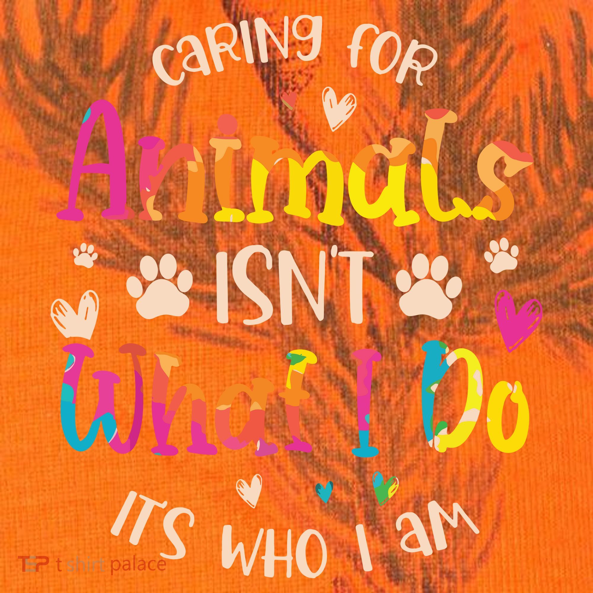 Caring For Animals Isnt What I Do Its Who Animal Rescue Kati Licensed 12" Camo Cuffed Beanie