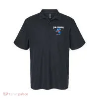 Congolese Flag And Map Dr. Congo Coordinates Polo thumb 0