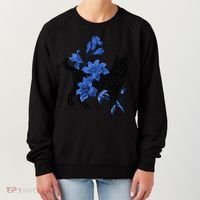 Cat Flower Art Cute Women's Sweatshirt thumb 0