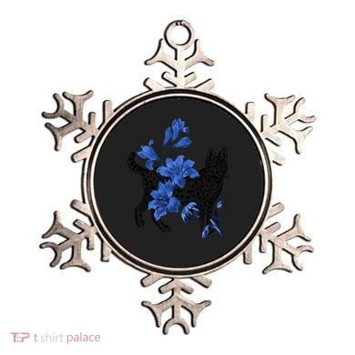 Cat Flower Art Cute Ornament