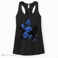 Cat Flower Art Cute Women's Tank Top thumb 0