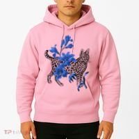 Cat Flower Art Cute Hoodie thumb 2