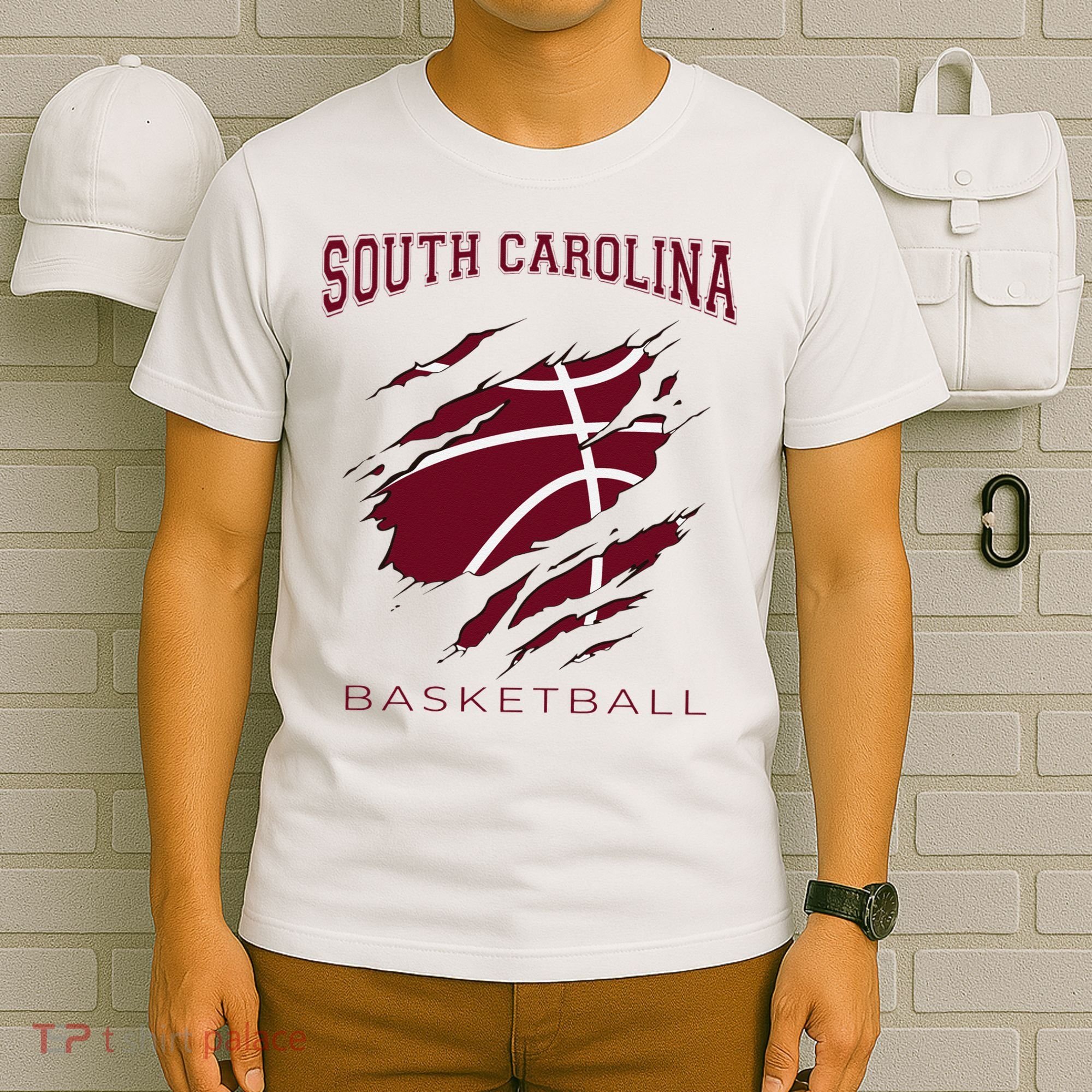 Carolinas Fan Apparel Hoops Gear South Carolina Basketball T-Shirt